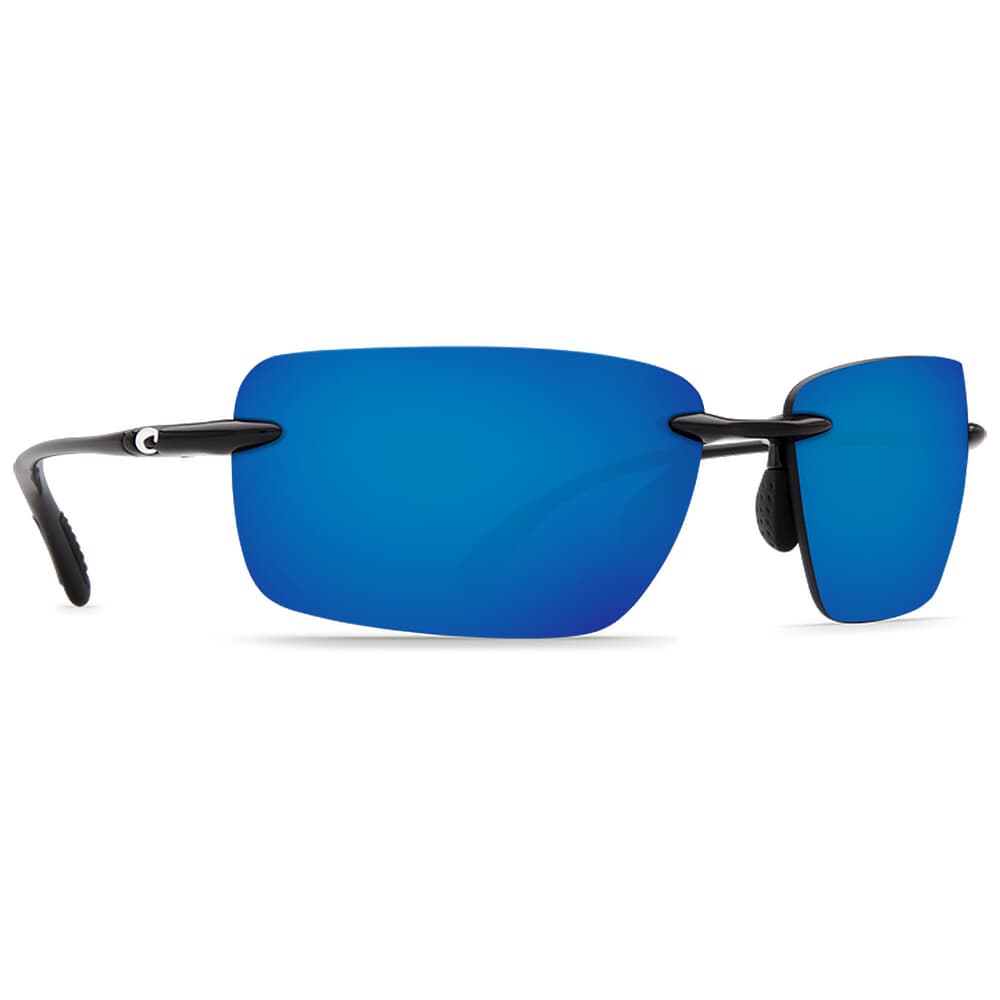Costa Gulfshore Black Frame Sunglasses w/ Blue Mirror 580P C-Mate 2.50 Lenses GSH-11-OBMP-2.50