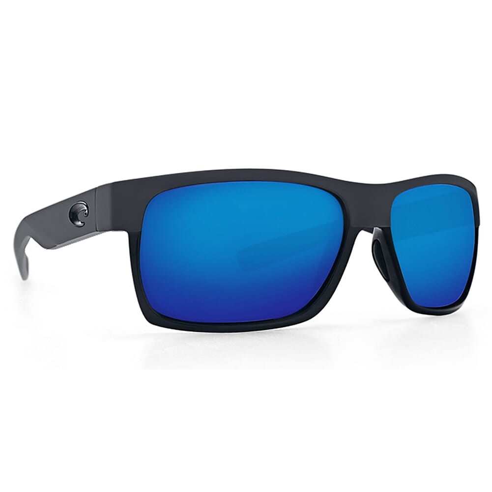 Costa Half Moon Shiny Black/Matte Black Frame Sunglasses HFM-155
