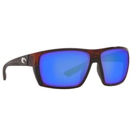 Costa Hamlin Tortoise Frame Sunglasses w/ Blue Mirror 580G Lenses HL-10-OBMGLP