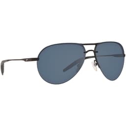 Costa Helo Matte Black Frame Sunglasses w/ Gray 580P Lenses HLO-11-OGP