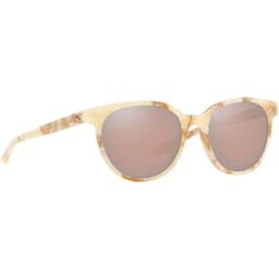 Costa Isla Shiny Seashell Sunglasses w/ Copper Silver Mirror 580G Lenses ISA-261-OSCGLP