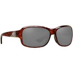 Costa Inlet Tortoise Frame Sunglasses w/ Gray 580P Lenses IT-10-OGP
