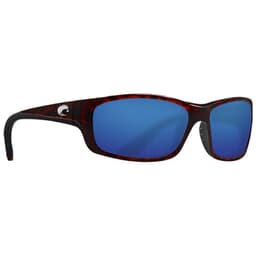 Costa Jose Tortoise Frame Sunglasses w/ Blue Mirror 580G Lenses JO-10-OBMGLP