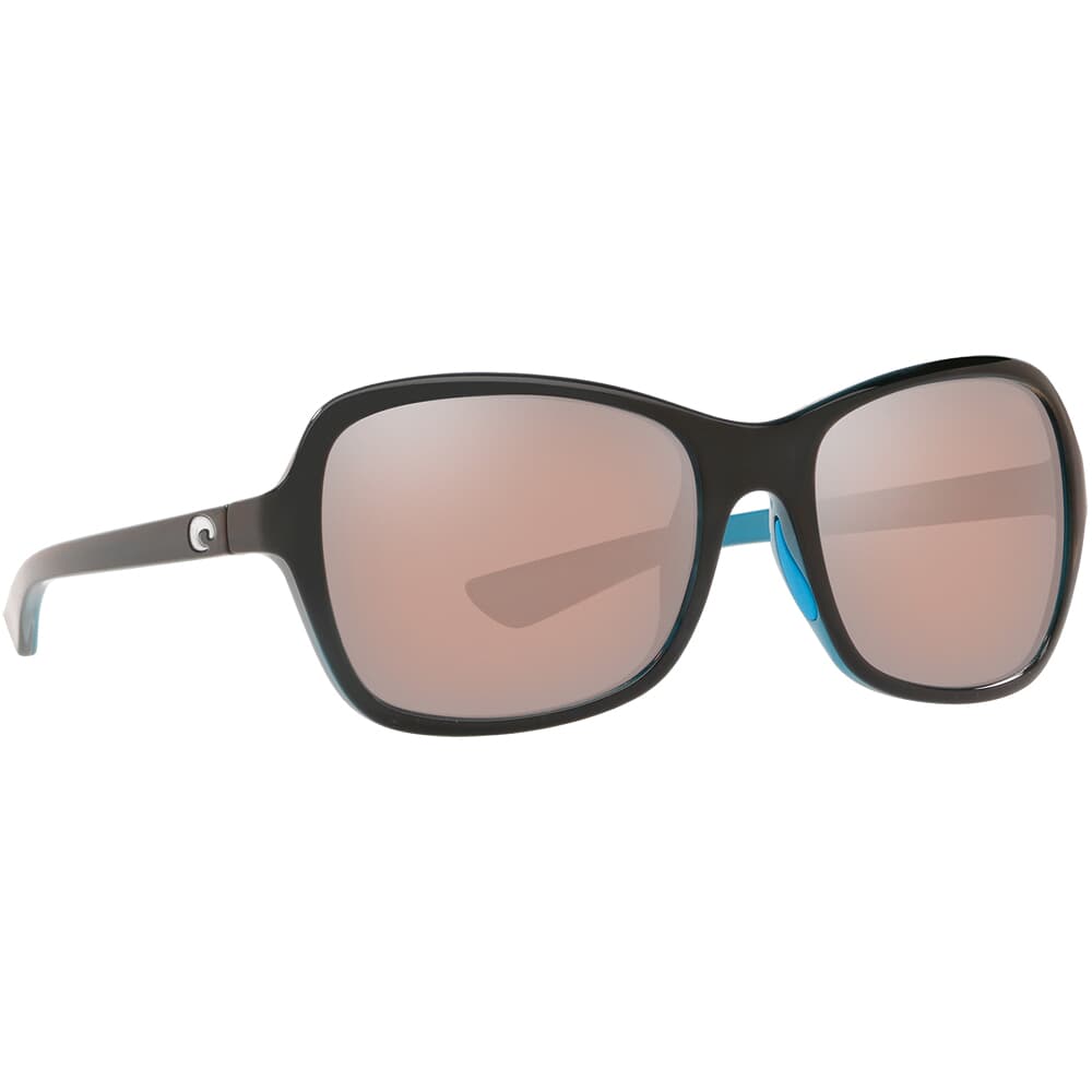 Costa Kare Ocearch Sea Glass Frame Sunglasses w/ Copper Silver Mirror 580P Lenses KAR-152OC-OSCP
