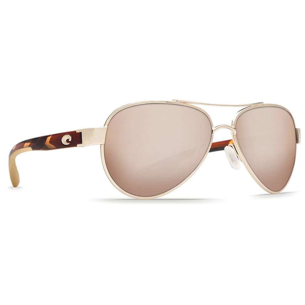 Costa Loreto Rose Gold w/Tortoise Temples Frame Sunglasses LR-64