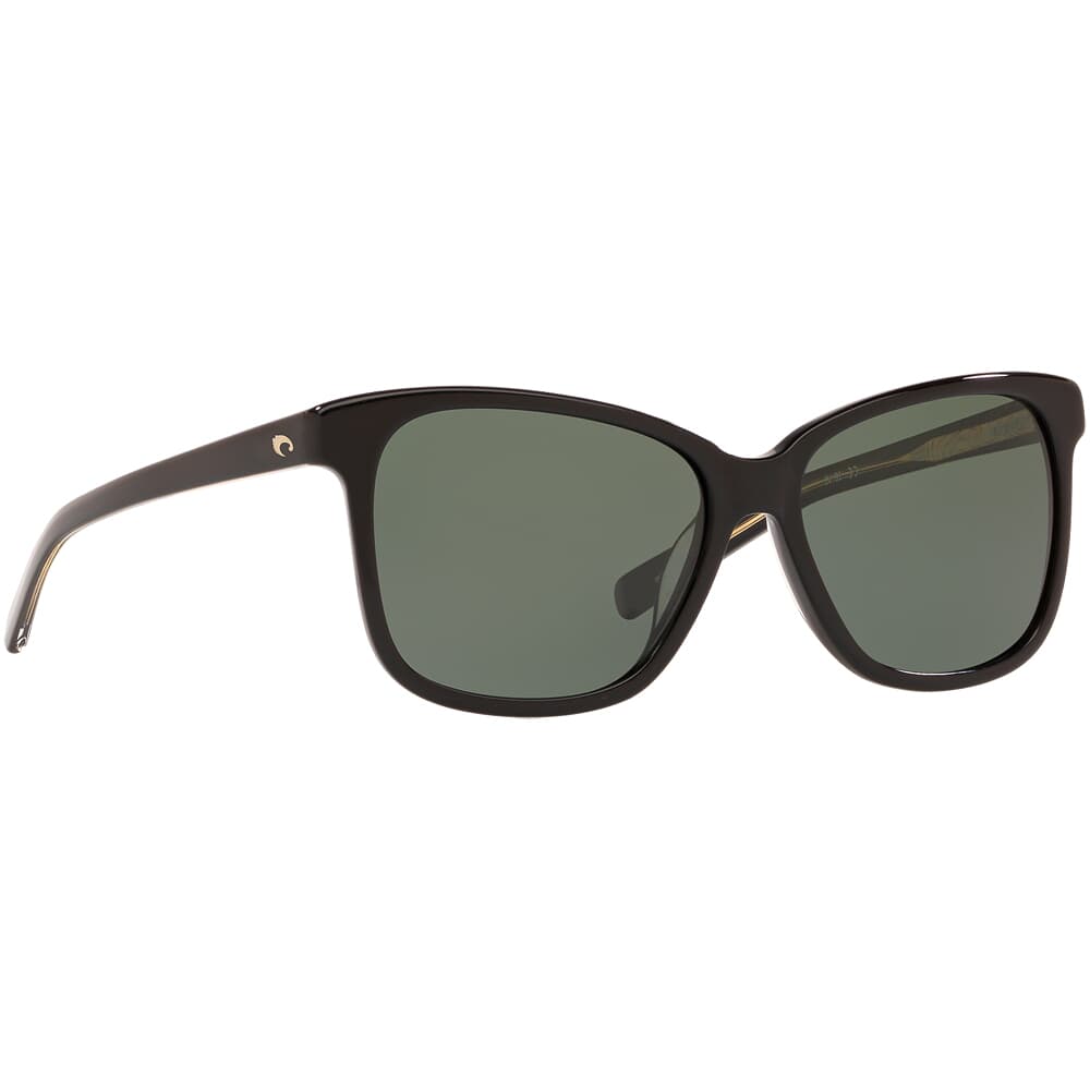 Costa May Shiny Black Frame Sunglasses MAY-11