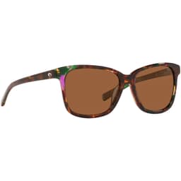 Costa May Shiny Abalone Frame Sunglasses w/ Copper 580G Lenses MAY-208-OCGLP