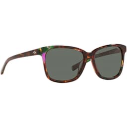 Costa May Shiny Abalone Frame Sunglasses w/ Gray 580G Lenses MAY-208-OGGLP