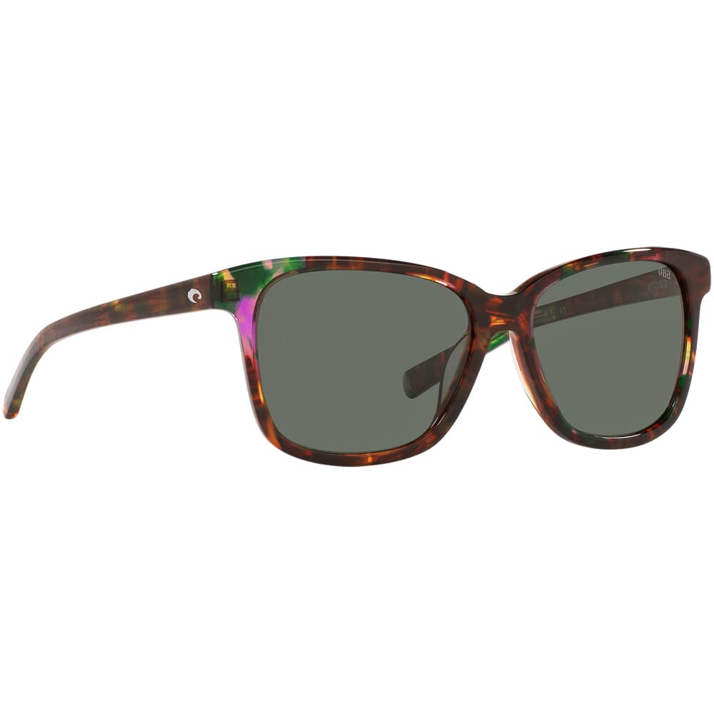 Costa May Shiny Abalone Frame Sunglasses w/ Gray 580G Lenses MAY-208-OGGLP