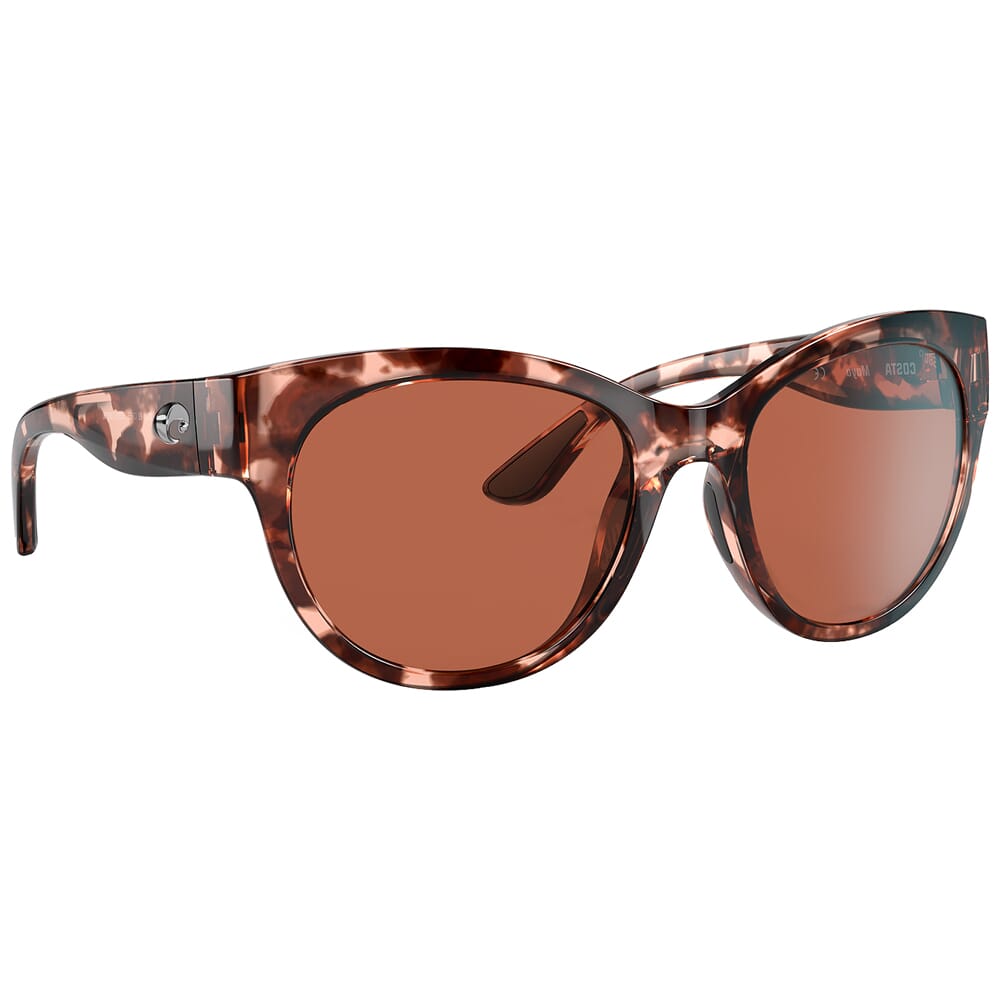 Costa Maya Shiny Coral Tortoise Sunglasses 06S9011-90110