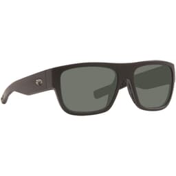 Costa Sampan Matte Black Frame Sunglasses w/ Gray 580P Lenses MH1-11-OGP