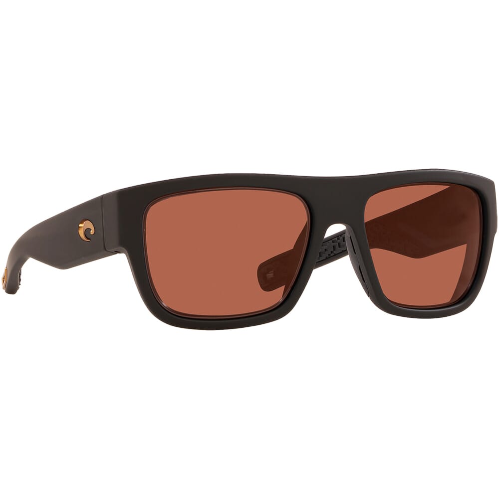 Costa Sampan Matte Black Ultra Frame Sunglasses MH1-187