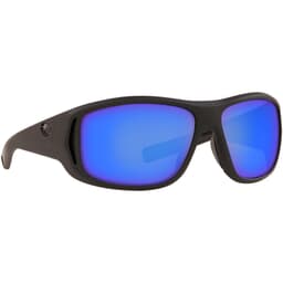 Costa Montauk Matte Black Ultra Frame Sunglasses w/ Blue Mirror 580G Lenses MTK-187-OBMGLP