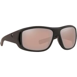 Costa Montauk Matte Black Ultra Frame Sunglasses w/ Copper Silver Mirror 580G Lenses MTK-187-OSCGLP