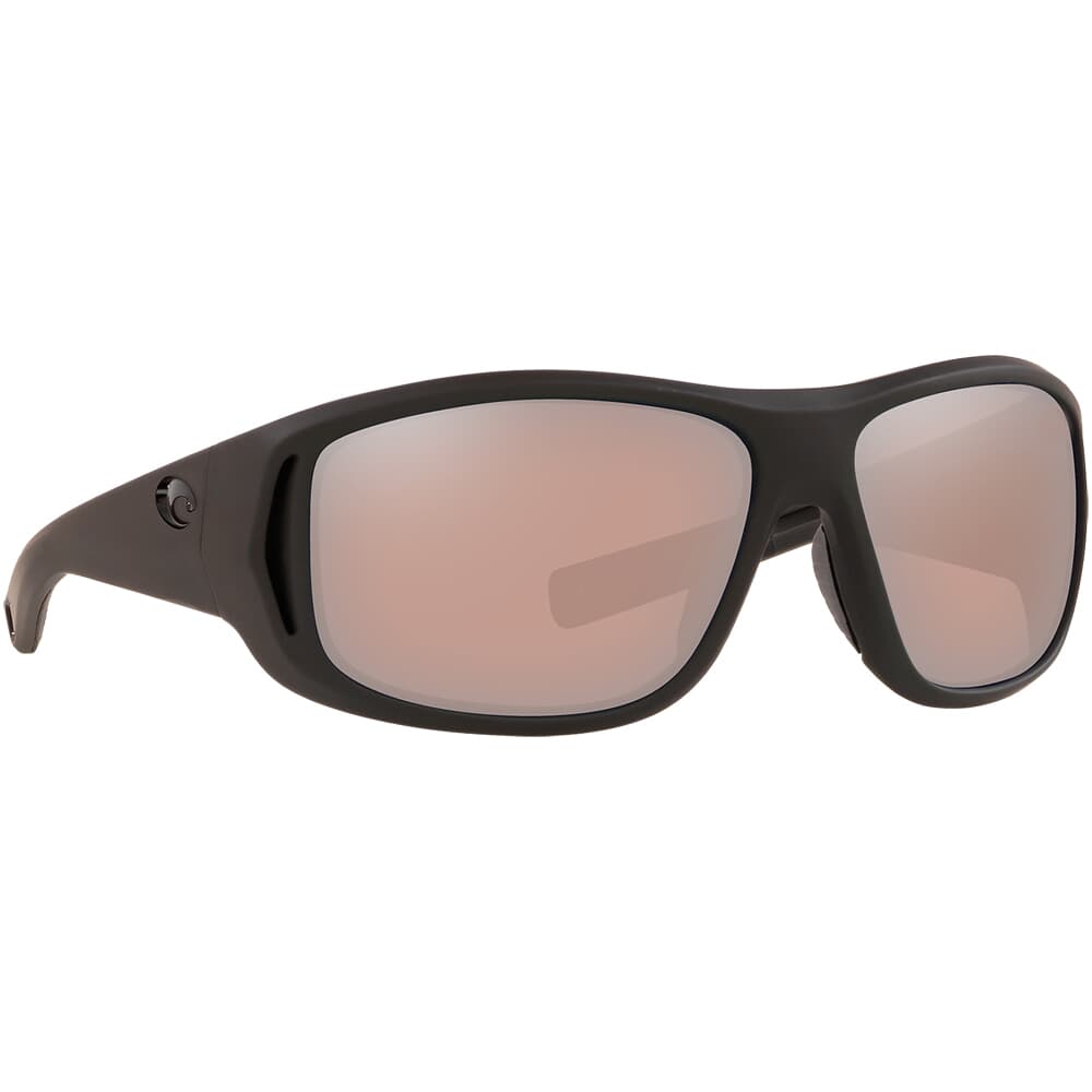 Costa Montauk Matte Black Ultra Frame Sunglasses w/ Copper Silver Mirror 580G Lenses MTK-187-OSCGLP
