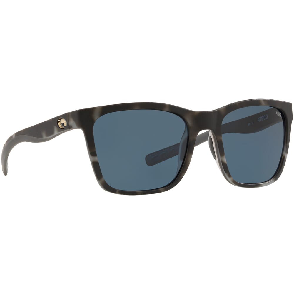 Costa Panga Matte Gray Tortoise Frame Sunglasses PAG-256