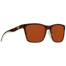 Costa Panga Shiny Tortoise/White/Seafoam Crystal Frame Sunglasses w/ Copper 580P Lenses PAG-255-OCP
