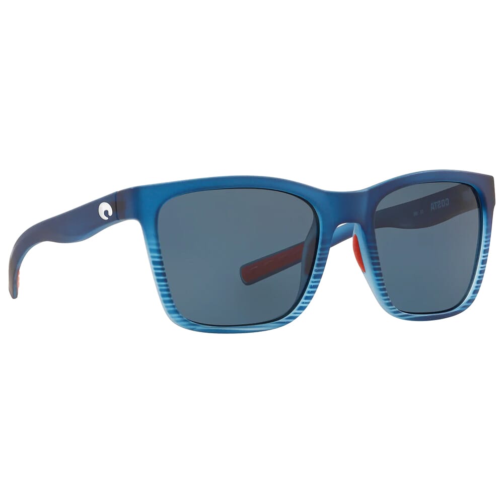 Costa Panga Matte Blue Fade Frame Sunglasses w/ Gray 580P Lenses PAG-402-OGP