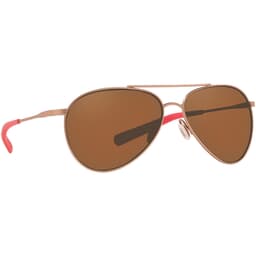 Costa Piper Satin Rose Frame Sunglasses w/ Copper 580P Lenses PIP-184-OCP