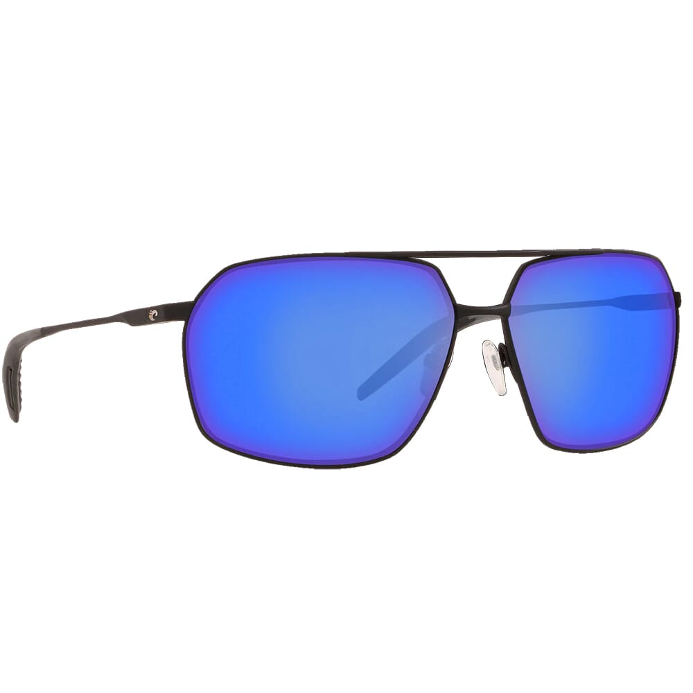 Costa Pilothouse Matte Black/Black Frame Sunglasses PLH-11