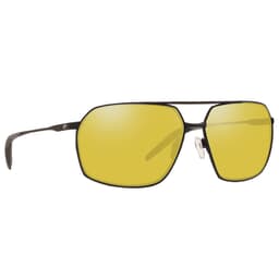 Costa Pilothouse Matte Black/Black Frame Sunglasses w/ Sunrise Silver Mirror 580P Lenses PLH-11-OSSP