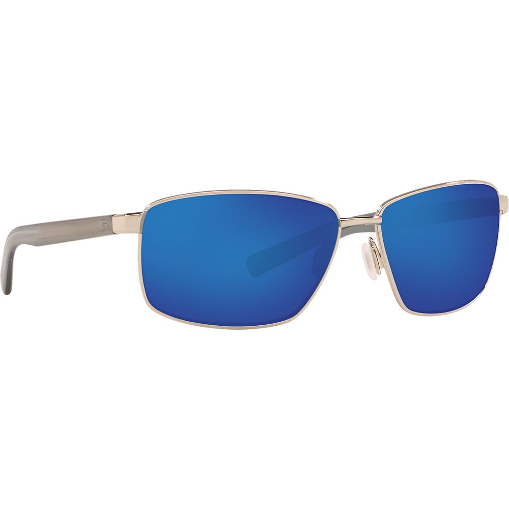 Costa Ponce Shiny Silver Frame Sunglasses PNC-18