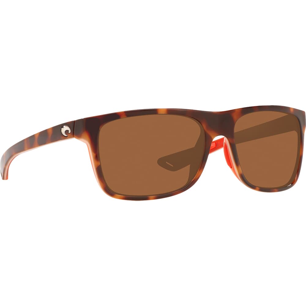 Costa Remora Shiny Tortoise/Hibiscus/Hibiscus Crystal Frame Sunglasses w/ Copper 580G Lenses REM-133-OCGLP