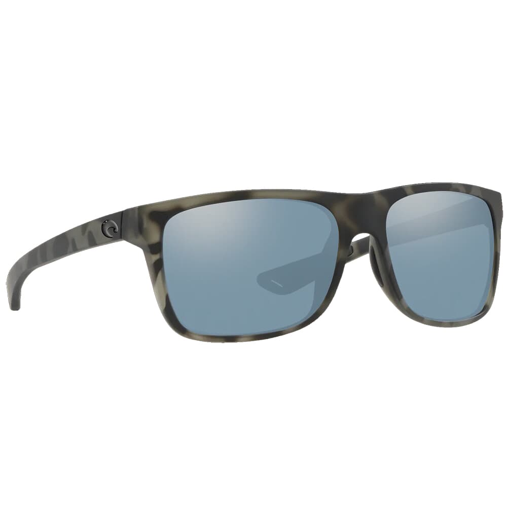 Costa Remora - Ocearch Matte Tiger Shark Frame Sunglasses w/ Gray Silver Mirror 580P Lenses REM-140OC-OSGP