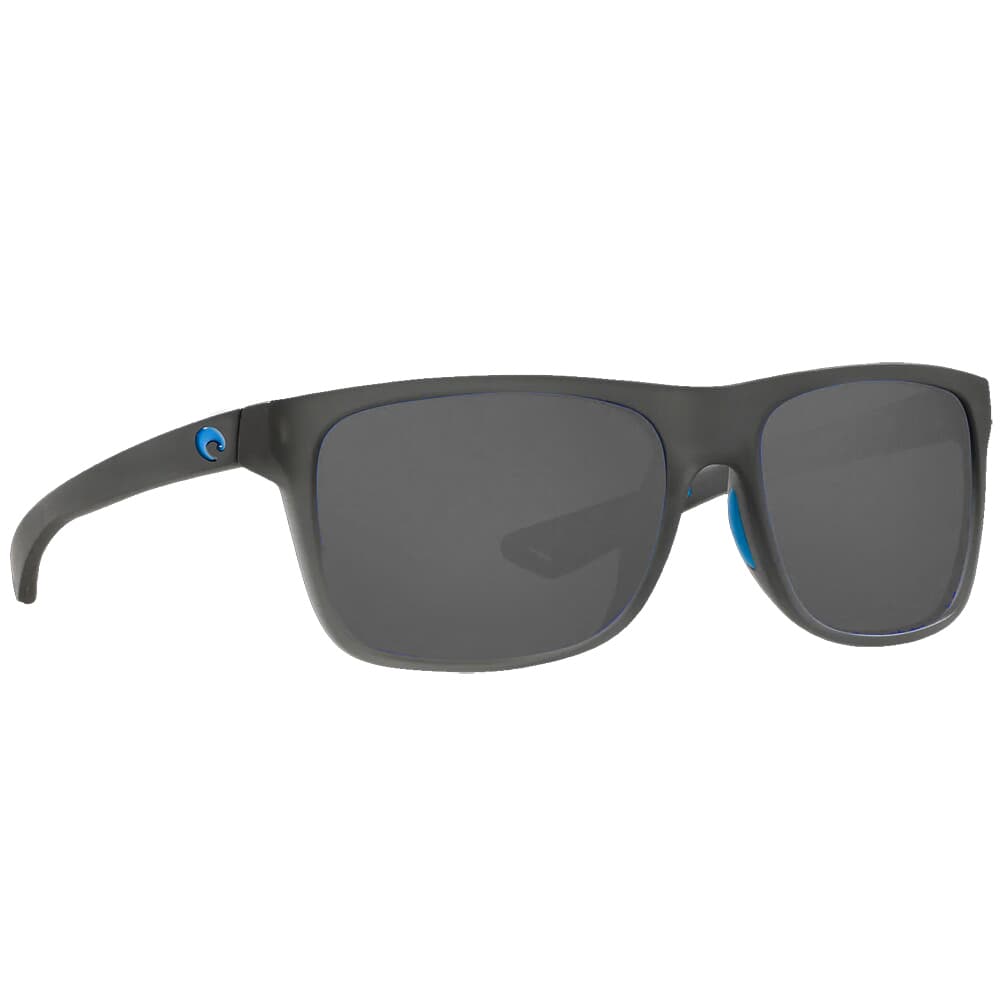 Costa Remora Matte Smoke Crystal w/Blue Logo Frame Sunglasses w/ Gray 580P Lenses REM-178-OGP