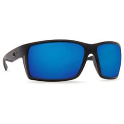 Costa Reefton Blackout Frame Sunglasses w/Blue Mirror 580G Lenses - New Without Tags 06S9007-90071764
