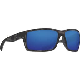 Costa Reefton Ocearch Matte Tiger Shark Sunglasses w/ Blue Mirror 580G Lenses RFT-140OC-OBMGLP