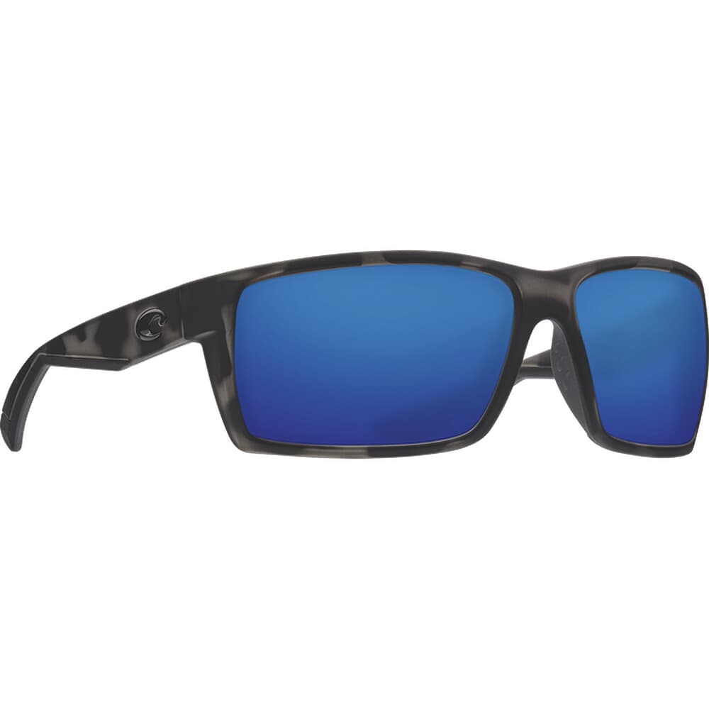 Costa Reefton Ocearch Matte Tiger Shark Sunglasses w/ Blue Mirror 580G Lenses RFT-140OC-OBMGLP