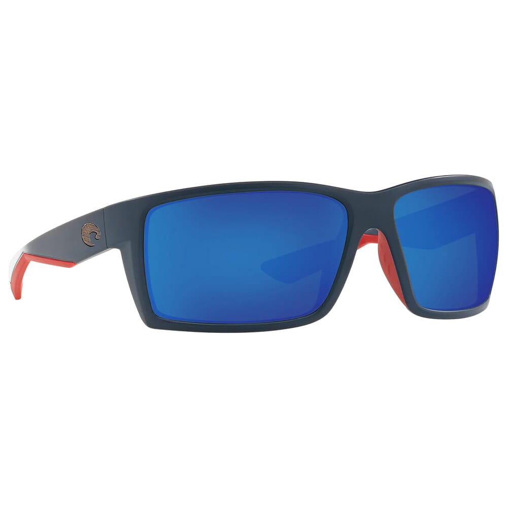 Costa Reefton Matte Freedom Fade Frame Sunglasses w/ Blue Mirror 580G Lenses RFT-409-OBMGLP