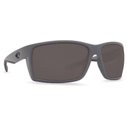 Costa Reefton Matte Gray Frame Sunglasses w/ Gray 580P Lenses RFT-98-OGP