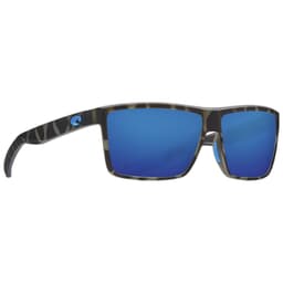 Costa Rinconcito Ocearch Matte Tiger Shark Sunglasses w/ Blue Mirror 580G Lenses RIC-140OC-OBMGLP