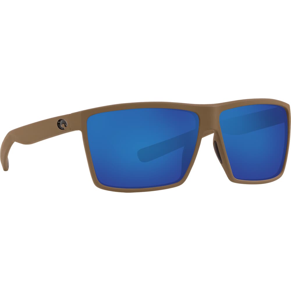Costa Rincon Moss Frame Sunglasses w/ Blue Mirror 580P Lenses RIN-198-OBMP