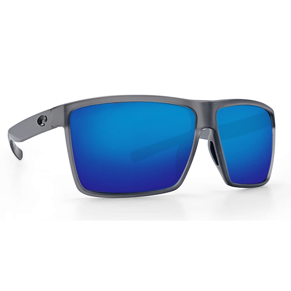 Like New Costa Rincon Matte Smoke Crystal Frame Sunglasses w/Blue Mirror 580P Lenses 06S9018-90181563