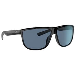 Costa Rincondo Shiny Black Sunglasses w/ Gray 580P Lenses 06S9010-90100361