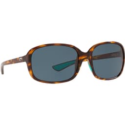 Costa Riverton Sand Tortoise Frame Sunglasses w/ Gray 580P Lenses RVT-202-OGP