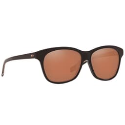 Costa Sarasota Shiny Black Frame Sunglasses w/ Copper 580G Lenses SAR-11-OCGLP
