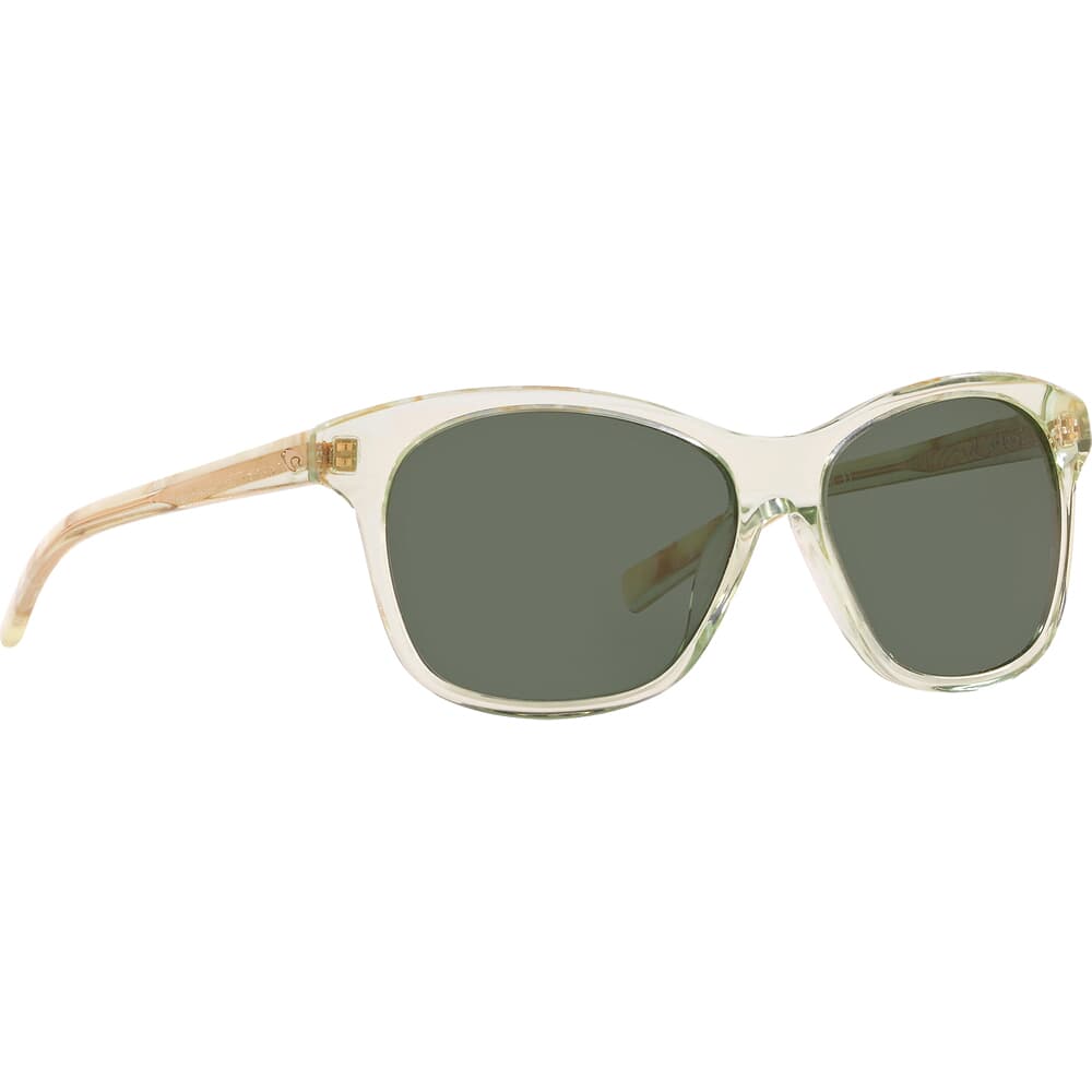 Costa Sarasota Shiny Seafoam Frame Sunglasses w/ Gray 580G Lenses SAR-209-OGGLP