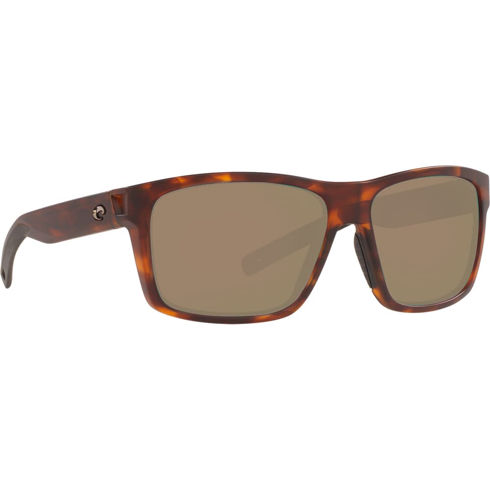 Costa Slack Tide Matte Tortoise Frame Sunglasses w/ Copper Silver Mirror 580G Lenses SLT-191-OSCGLP