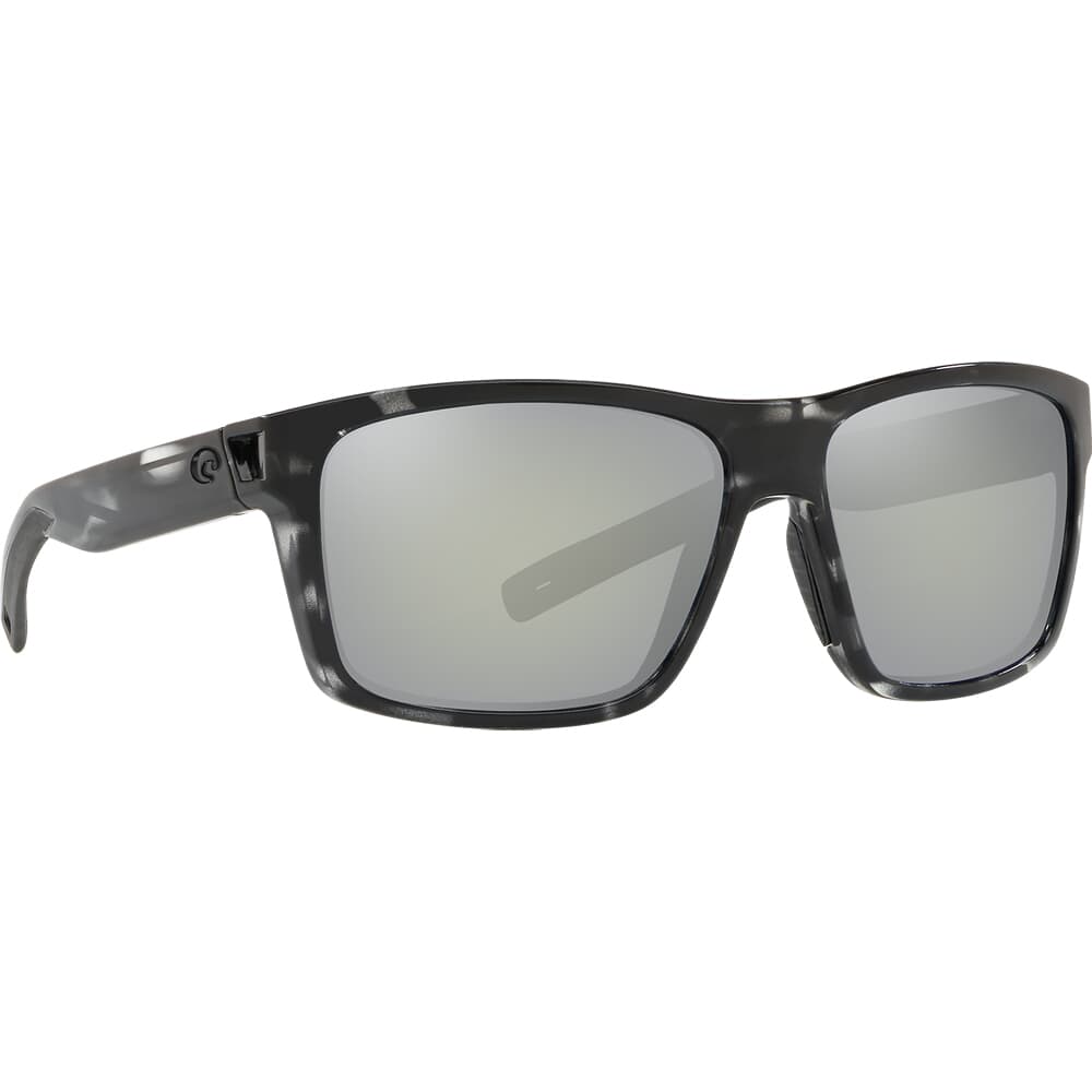 Costa Slack Tide - Ocearch Ocearch Shiny Tiger Shark Frame Sunglasses w/ Gray Silver Mirror 580G Lenses SLT-192OC-OSGGLP