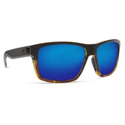 Costa Slack Tide Matte Black/Tortoise Frame Sunglasses w/ Blue Mirror 580G Lenses SLT-181-OBMGLP