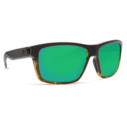 Costa Slack Tide Matte Black/Tortoise Frame Sunglasses w/ Green Mirror 580P Lenses SLT-181-OGMP