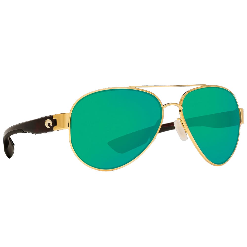 Costa South Point Gold Frame Sunglasses w/ Green Mirror 580G Lenses SO-26-OGMGLP