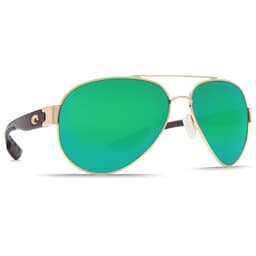 Costa South Point Tortoise Frame Sunglasses w/ Green Mirror C-Mate 1.50 Lenses SO-84-OGMP-1.50