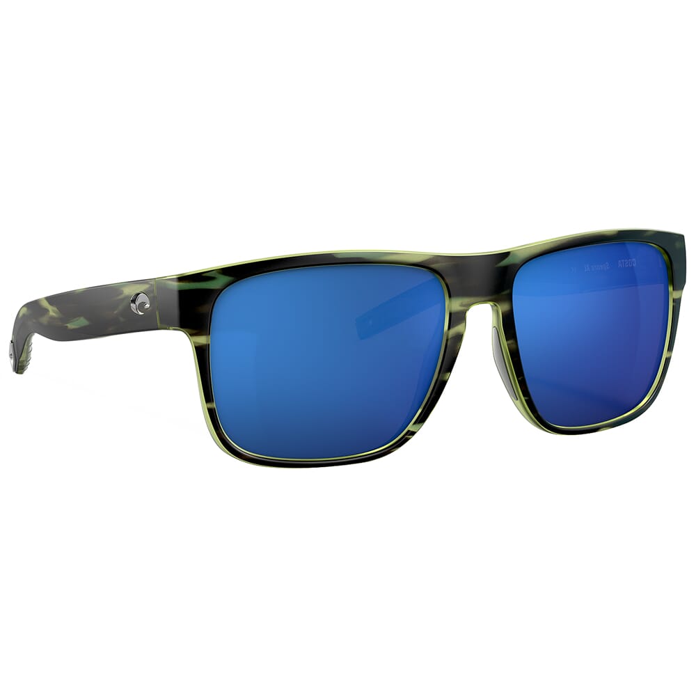 Costa Spearo XL Matte Reef Sunglasses w/ Blue Mirror 580G Lenses 06S9013-90130859
