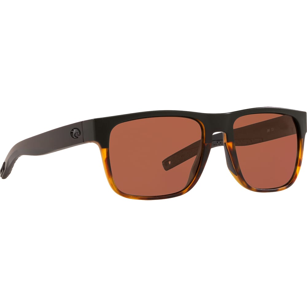 Costa Spearo Matte Black + Shiny Tortoise Frame Sunglasses SPO-181