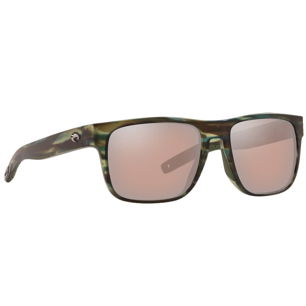 Costa Spearo Matte Reef Frame Sunglasses w/ Copper Silver Mirror 580P Lenses SPO-253-OSCP